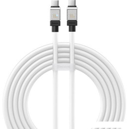 Кабель Baseus CoolPlay Series Fast Charging Data Cable 100W USB Type-C - USB Type-C (2 м, белый)