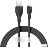 Кабель Baseus Pudding Series Fast Charging Cable 2.4A USB Type-A - Lightning (1.2 м, черный)