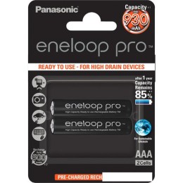Аккумулятор Panasonic Eneloop Pro AAA 930mAh 2 шт. (BK-4HCDE/2BE)