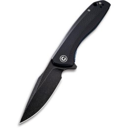 Складной нож Civivi Baklash 9Cr18MoV Steel Black Stonewashed Handle G10 C801H (черный)