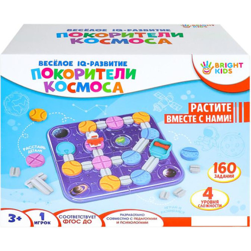Развивающая игра Рыжий кот Головоломка Веселое IQ-развитие. Покорители космоса ИК-8715