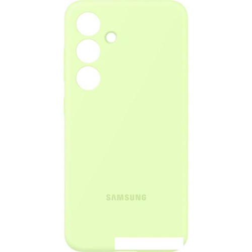 Чехол для телефона Samsung Silicone Case S24+ (лайм)