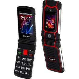 Кнопочный телефон Maxvi E10 (красный)