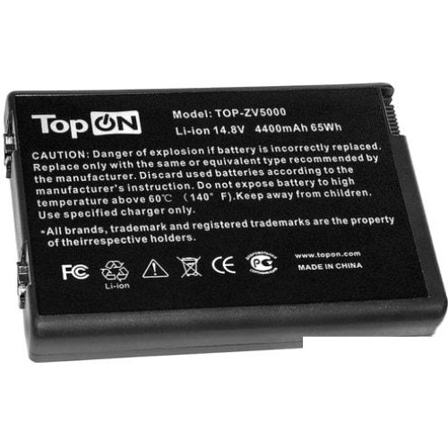 Аккумуляторы для ноутбуков TopON TOP-ZV5000