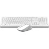 Офисный набор A4Tech Fstyler FG1010S (белый/серый)