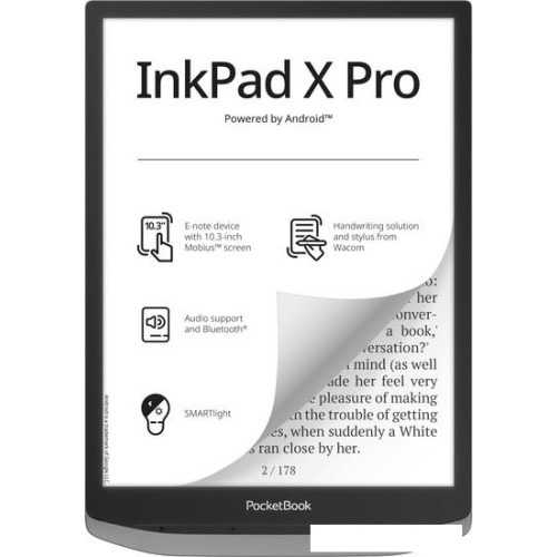 Электронная книга PocketBook InkPad X Pro (серый)