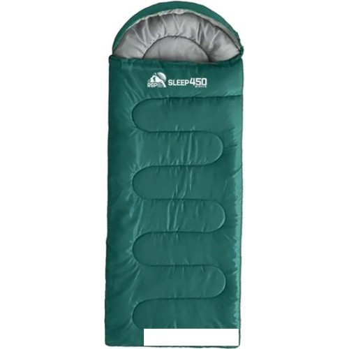 Спальный мешок RSP Outdoor Sleep 450 L RipStop 2024 (зеленый, 220x75см, молния слева)