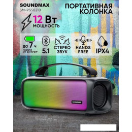 Беспроводная колонка Soundmax SM-PS5021B (черный)