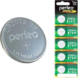 Батарейка Perfeo Lithium CR2032/5BL 5 шт