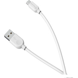 Кабель Borofone BX14 microUSB 2 м (белый)