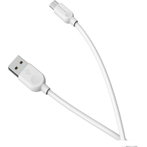 Кабель Borofone BX14 microUSB 2 м (белый)