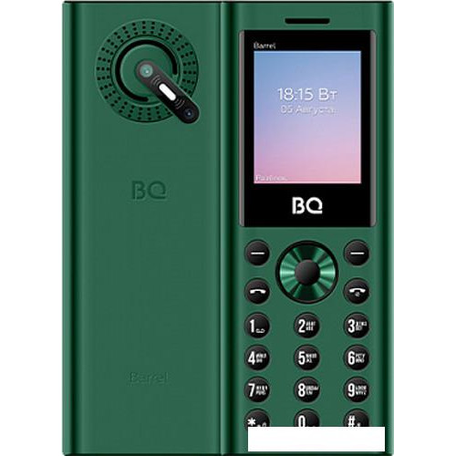 Кнопочный телефон BQ-Mobile BQ-1858 Barrel (зеленый)