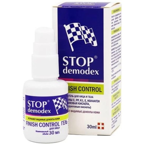 Stop Demodex Гель для лица Финиш контроль 30 мл