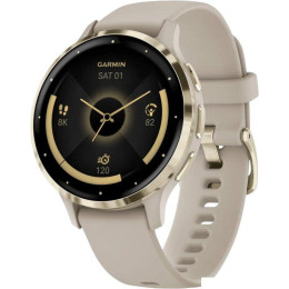 Умные часы Garmin Venu 3S (френч-грей, с силиконовым ремешком)