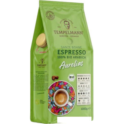 Кофе Tempelmann Aurelias Espresso зерновой 1 кг