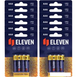 Батарейка Eleven Super AAA LR03 алкалиновые BC4 (12x4 шт)