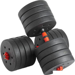 Набор гантелей с грифом для штанги VictoryFit VF-DC500 2x25 кг