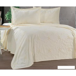 Набор текстиля для спальни DO&CO Matilda 240x250 12115 (кремовый)