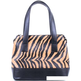 Женская сумка Медведково 18с4277-к14 (черный/коричневый/зебра)