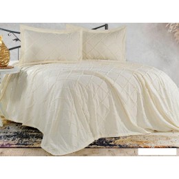 Набор текстиля для спальни DO&CO Rozalina 240x250 12114 (кремовый)