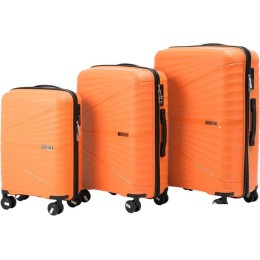 Комплект чемоданов Pride PP-9702 (3шт, оранжевый)