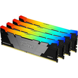 Оперативная память Kingston FURY Renegade RGB 4x8ГБ DDR4 3200 МГц KF432C16RB2AK4/32