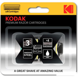 Сменные кассеты для бритья Kodak Premium Razor Cat 30425125 (4 шт)