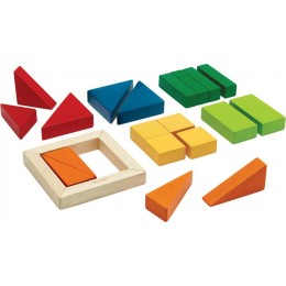 Конструктор/игрушка-конструктор Plan Toys Блоки Геометрия 5467