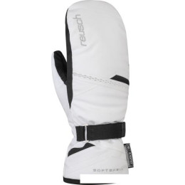 Горнолыжные варежки Reusch Hannah R-Tex XT 6031513 1101 (р-р 6, mitten white/black)