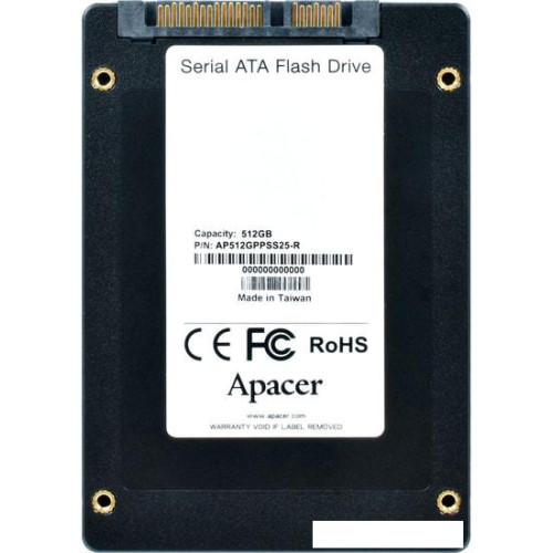 SSD Apacer PPSS25 512GB AP512GPPSS25-R