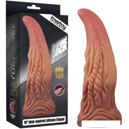 Фаллоимитатор Lovetoy Nature Cock Tongue 25 см LV411018