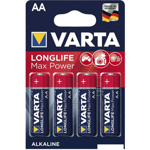 Батарейка Varta Longlife Max Power Bli 4 AA 04706101404 4 шт