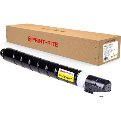 Картридж Print-Rite PR-CEXV49Y (аналог Canon CEXV49Y)