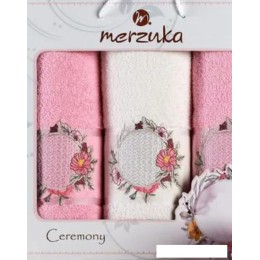 Набор полотенец Merzuka Ceremony 11777 (3 шт, светло-розовый)