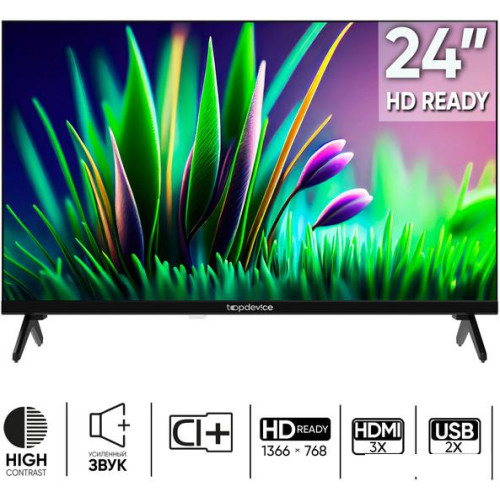 Телевизор Topdevice Frameless TDTV24CN04H_BK