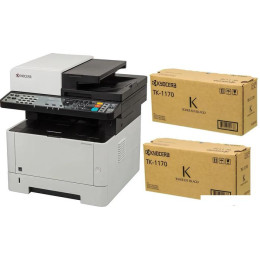 МФУ Kyocera Mita ECOSYS M2040dn + 2 дополнительных картриджа TK-1170)