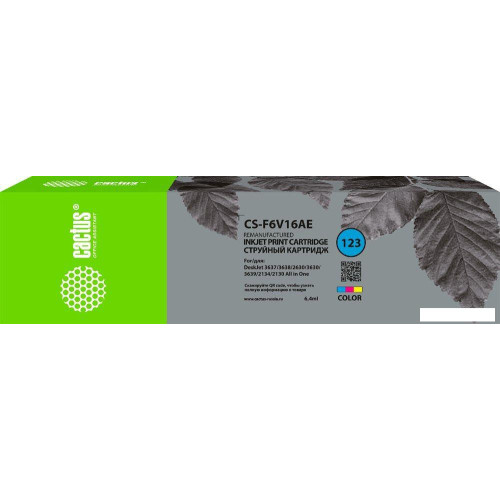 Картридж CACTUS CS-F6V16AE (аналог HP F6V16AE)