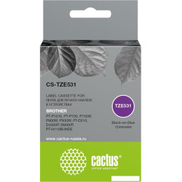 Картридж CACTUS CS-TZE531 (аналог Brother TZE531)