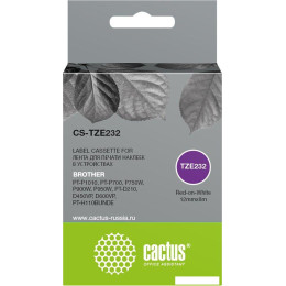 Картридж CACTUS CS-TZE232 (аналог Brother TZE232)