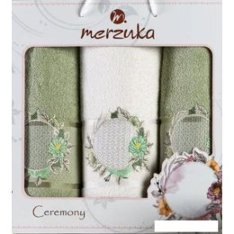 Набор полотенец Merzuka Ceremony 11777 (3 шт, зеленый)