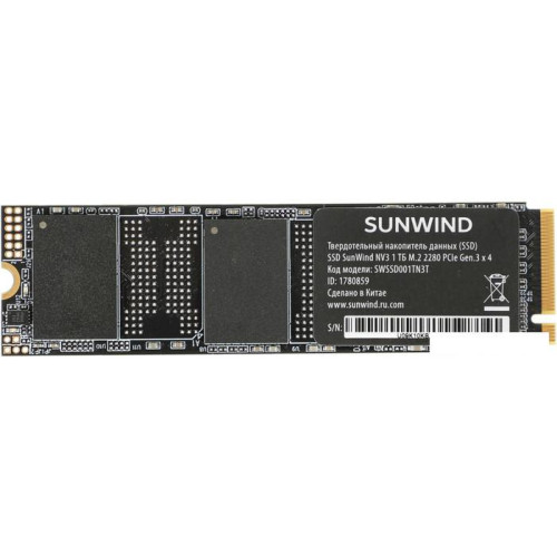 SSD SunWind NV3 SWSSD001TN3T 1TB