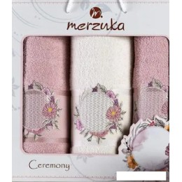 Набор полотенец Merzuka Ceremony 11777 (3 шт, розовый)