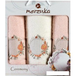 Набор полотенец Merzuka Ceremony 11777 (3 шт, пудровый)