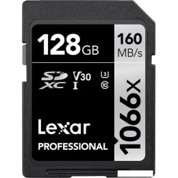 Карта памяти Lexar Professional 1066x SDXC LSD1066128G-BNNNG 128GB
