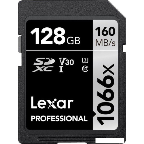 Карта памяти Lexar Professional 1066x SDXC LSD1066128G-BNNNG 128GB