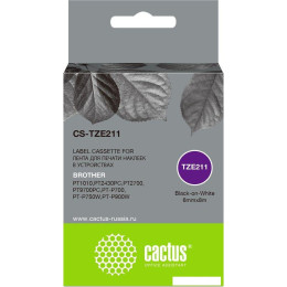 Картридж CACTUS CS-TZE211 (аналог Brother TZE211)