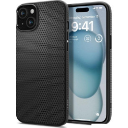 Чехол для телефона Spigen Liquid Air для iPhone 15 ACS06790 (черный)