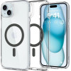 Чехол для телефона Spigen Ultra Hybrid (MagFit) для iPhone 15 ACS06804 (серый)