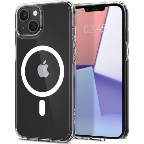 Чехол для телефона Spigen Ultra Hybrid Mag (MagFit) для iPhone 13 ACS03528 (белый)