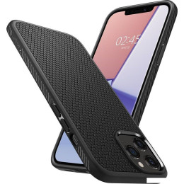 Чехол для телефона Spigen Liquid Air для iPhone 12/iPhone 12 Pro ACS01701 (черный)